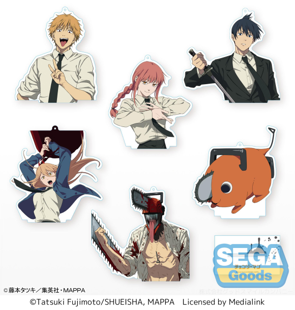 Chainsaw Man Big Clear Keychain With Stand (EX)