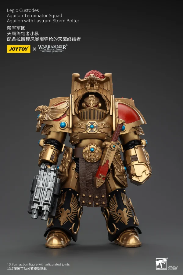 JOYTOY Legio Custodes Aquilon Terminator Squad Aquilon with Lastrum Storm Bolter - Warhammer 40K
