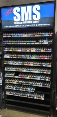 The Scale Modellers Supply (SMS) Premium Acrylic Lacquer LARGE RETAIL DISPLAY (STAND ONLY) - Display Cases & Storage - photo 1