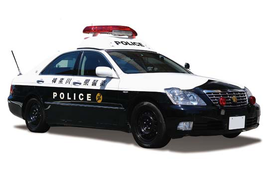 [PAINTED PATROL CAR #10] 1/24 18 CROWN POLICE CAR KANAGAWA PREFECTURAL POLICE PATROL SPECIFICATIONS (TOYOTA)