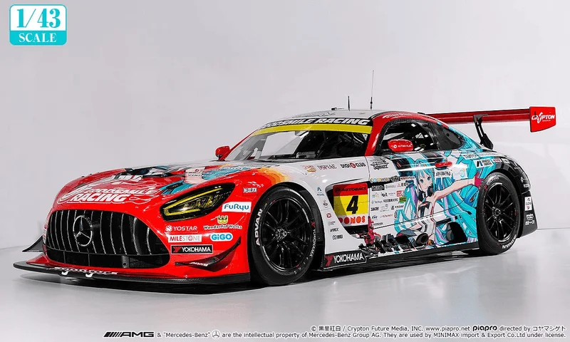 GoodSmile Racing 1/43 Good Smile Hatsune Miku AMG 2026 Season Opening Ver. - Hatsune Miku