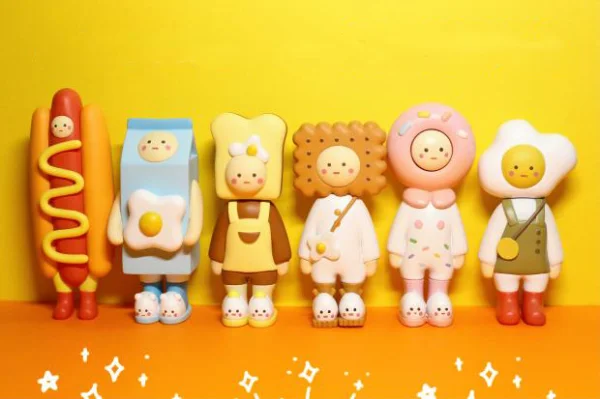 UOVO FRIEND - Food Series(re-run) (Set of 6 figures) (Box)
