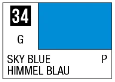 Mr Color Spray - S34 Sky Blue (Gloss/Primary)