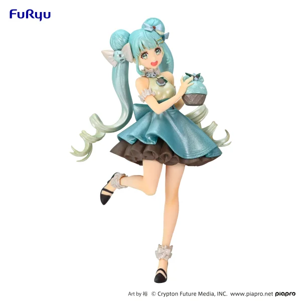 FuRyu Hatsune Miku SweetSweets Series Figure-Hatsune Miku Chocolate Mint Pearl Color- - Hatsune Miku