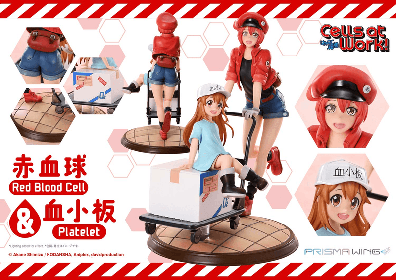 PRISMA WING Cells at Work Red Blood Cell & Platelet Non Scale Pre-Painted Figure   			