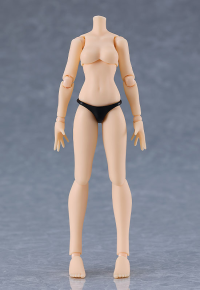 figma Female Body (Mika) with Mini Skirt Chinese Dress Outfit (Black) 7