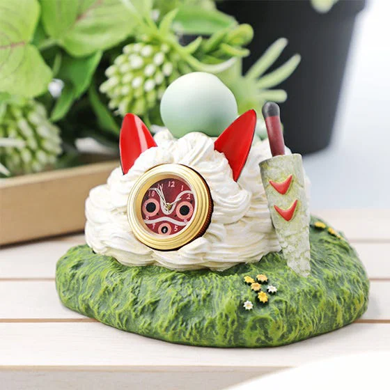 Benelic Upon San's Mask Statue Desk Clock - Princess Mononoke