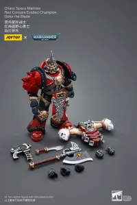 JOYTOY Chaos Space Marines Red Corsairs Exalted Champion Gotor the Blade - Warhammer 40K - photo 8