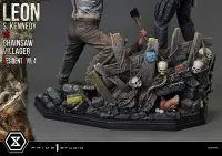 Prime 1 Studio Ultimate Premium Masterline Resident Evil 4 Leon S. Kennedy versus Chainsaw Villager Bonus Version - Video Games - photo 62