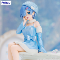 Re:ZERO -Starting Life in Another World-　Noodle Stopper Figure -Rem Snow Princess Pearl Color ver.- 4