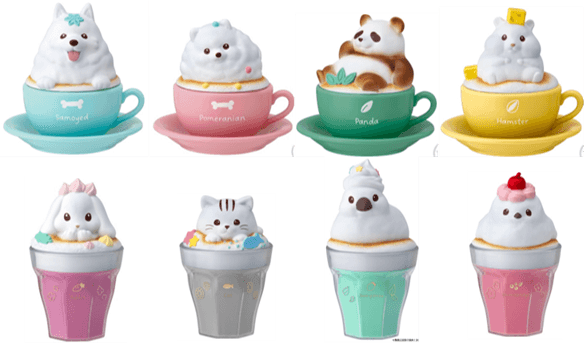 CharaLatte Art Case - Animals  (Box/12)