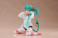 Hatsune Miku Desktop Cute Figure (Cat Ear T-Shirt Ver.) Reissue 11