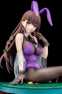 Hakoiri-musume Elfine Phillet wearing flower’s purple bunny costume with Nip Slip Gimmick System - The Demon Sword Master of Excalibur Academy - photo 9