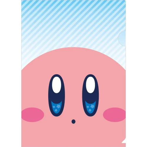 ENSKY KIRBY clear file Pupupu face /(1) Kirby - Kirby