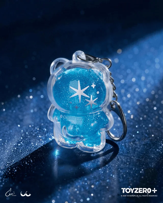 TOYZEROPLUS LuLu the Piggy-Teddy Mini 2 Keychain Case(Twinkle Version) - LuLu The Piggy