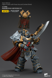 Space Wolves Legion Praetor with Power Axe and Combat Shield 10