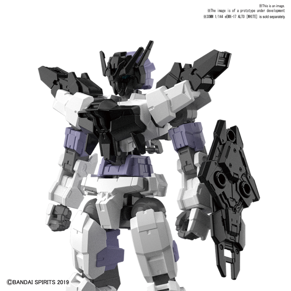 30MM 1/144 OPTION ARMOR FOR COMMANDER TYPE [ALTO EXCLUSIVE/ BLACK]