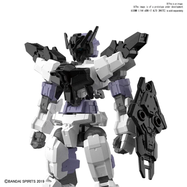 BANDAI HOBBY 30MM 1/144 OPTION ARMOR FOR COMMANDER TYPE [ALTO EXCLUSIVE/ BLACK] - 30 Minutes Missions (30MM)