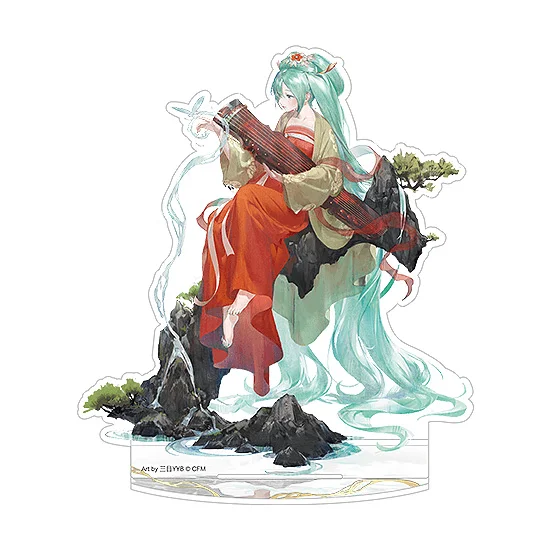 GoodSmile Moment Hatsune Miku Acrylic Stand: Gao Shan Liu Shui Ver. - Hatsune Miku