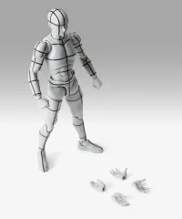 TAMASHII NATIONS BODY-KUN-Sports- Edition-WIRE FRAME- (Gray Color Ver.) "BODY-KUN/BODY-CHAN", TAMASHII NATIONS S.H.Figuarts - Hyper Body - photo 4