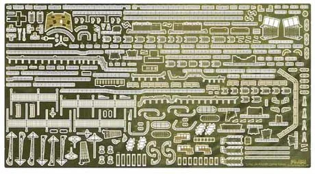 Fujimi [TOKU-16 EX-101] 1/700 Photo-Etched Parts for IJN Aircraft Carrier Soryu (w/2 pieces 25mm Machine Cannan) - Kit Accessories