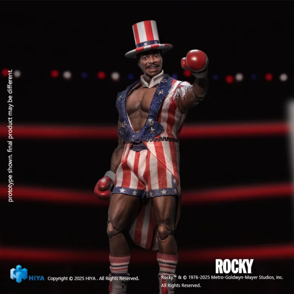 HIYA TOYS Exquisite Super Series 1/12 Scale 6 Inch Rocky I Apollo Action Figure - Rocky