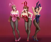 BINDing Minako Sanada Bare Leg Bunny Ver. - Ijirare ～Fukushuu Saimin～ - photo 11