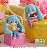 SEGA fuwa petit "Hatsune Miku x Love and Berry Dress Up and Dance!" Perching Mini Figure "Hatsune Miku" (EX) - Hatsune Miku - photo 1