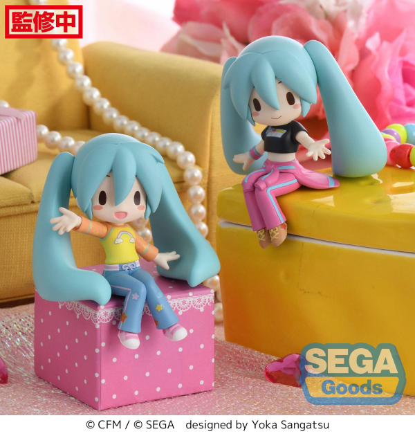 fuwa petit "Hatsune Miku x Love and Berry Dress Up and Dance!" Perching Mini Figure "Hatsune Miku" (EX)