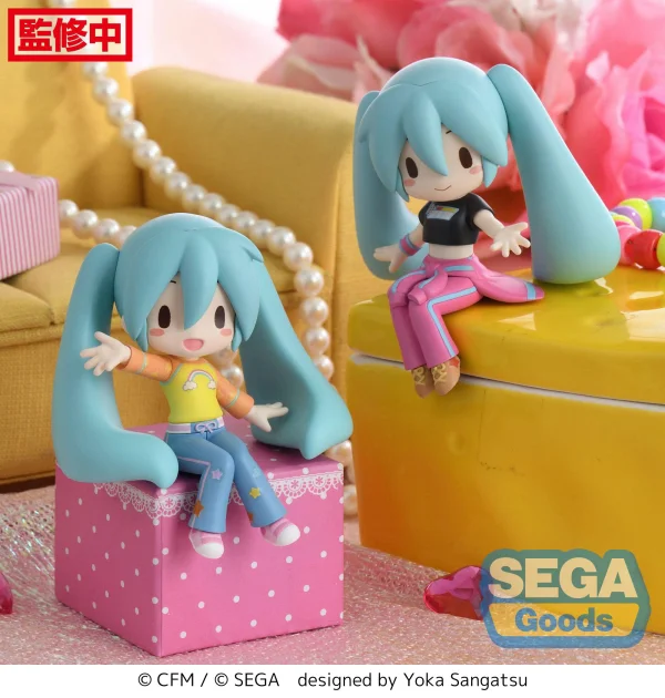 SEGA fuwa petit "Hatsune Miku x Love and Berry Dress Up and Dance!" Perching Mini Figure "Hatsune Miku" (EX) - Hatsune Miku