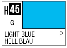 GSI Creos AQUEOUS HOBBY COLOR - H45 GLOSS LIGHT BLUE (PRIMARY)