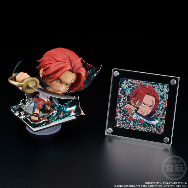 One Piece Niformation Tsukuru Figure Shanks "One Piece", Bandai Shokugan Niformation