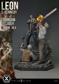 Ultimate Premium Masterline Resident Evil 4 Leon S. Kennedy versus Chainsaw Villager 33