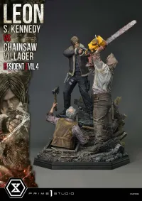 Prime 1 Studio Ultimate Premium Masterline Resident Evil 4 Leon S. Kennedy versus Chainsaw Villager - Video Games - photo 33