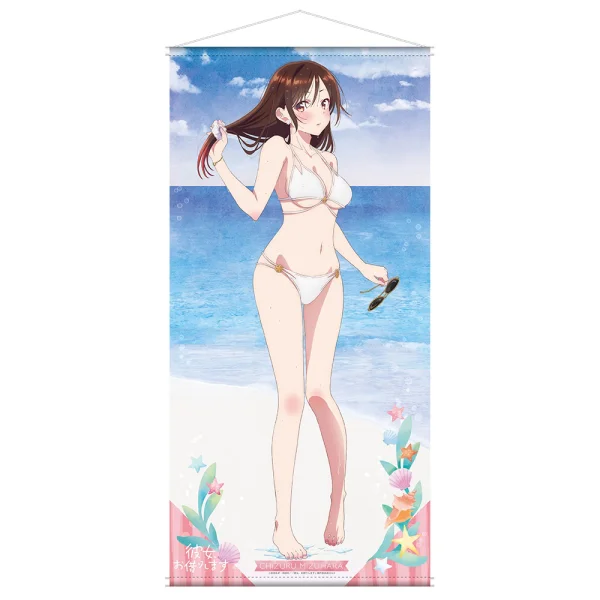 KADOKAWA Rent-A-Girlfriend Swimsuit and Girlfriend Life-sized Tapestry Chizuru Mizuhara - Rent-A-Girlfriend