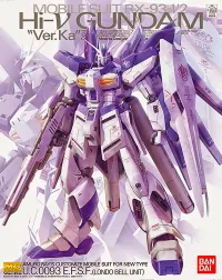 BANDAI HOBBY MG 1/100 Rx-93-v2 Hi Nu Gundam Ver.Ka - Mobile Suit Gundam: Char's Counterattack - photo 1