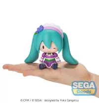 SEGA fuwa petit Hatsune Miku x Love and Berry Dress Up and Dance! Chibi Figure Sparkly Purple - Hatsune Miku - photo 3