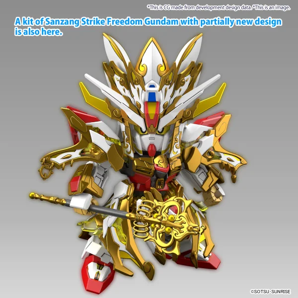SDW HEROES REVIVAL OF THE HEROES! WUKONG IMPULSE GUNDAM  (CHILDHOOD Ver.) & SANZANG STRIKE FREEDOM GUNDAM SET