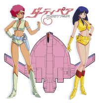 [CW24] 1:20 [DIRTY PAIR] 1/20 KEI & YURI w/1/300 LOVELY ANGEL 10