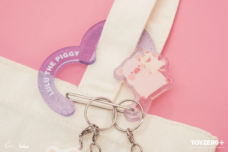LuLu the Piggy Generic - Carabiner Clip (Heart shape ver.)
