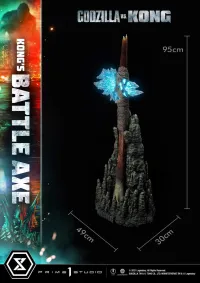 Prime 1 Studio Life Size Bust Godzilla vs Kong (Film) Kong's Battle Axe - Godzilla - photo 21