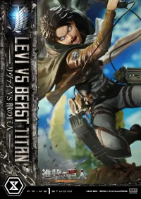 Prime 1 Studio Ultimate Premium Masterline  TV animation Attack On Titan  Levi versus Beast Titan - Attack on Titan - photo 47