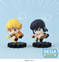 mOH!ment Anime "Demon Slayer: Kimetsu no Yaiba" Mini Figure Vol.2 (EX) [Pack of: 1 Zenitsu 1 Inosuke] 1