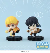 SEGA mOH!ment Anime "Demon Slayer: Kimetsu no Yaiba" Mini Figure Vol.2 (EX) [Pack of: 1 Zenitsu 1 Inosuke] - Demon Slayer: Kimetsu no Yaiba - photo 1