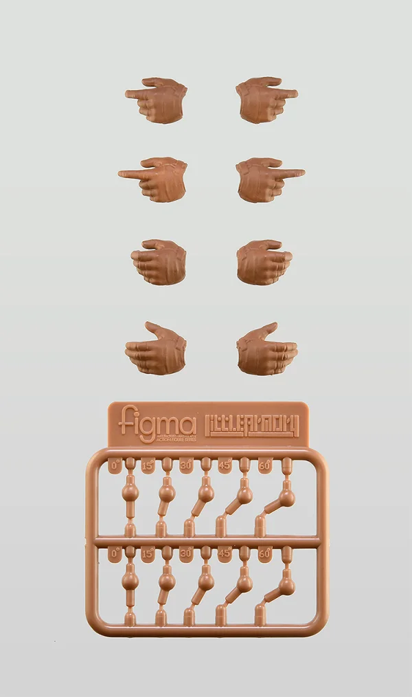TOMYTEC LA-OP17: figma Tactical Gloves L Size (Tan) - Little Armory