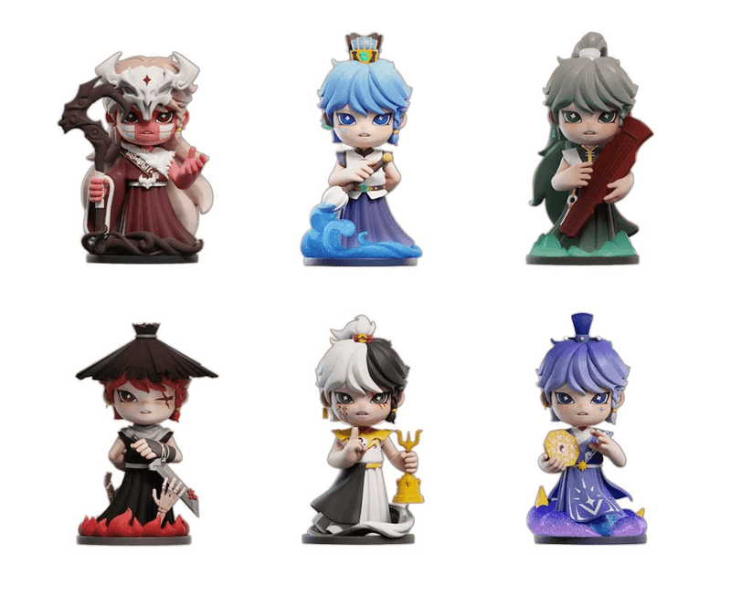 Huozai Wusheng Group Portrait Series Figurines (Set of 6 figures)