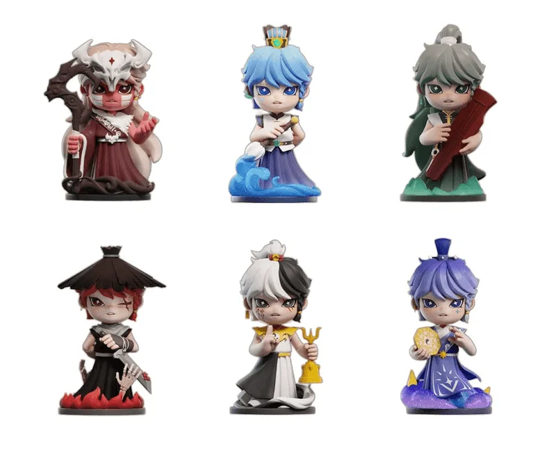 Shenzhen Mabell Animation Development Huozai Wusheng Group Portrait Series Figurines (Set of 6 figures) - Huozai Wusheng