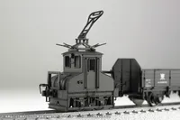 PLUM PMOA 1/80 Scale Paper kit Choshi Electric Railway DEKI3 Electric Locomotive(Black) - Scale Kits - photo 5