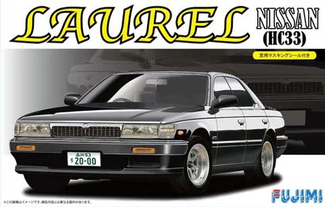 Fujimi [ID-181] 1/24 Nissan Laurel Medalist Club S HC33 w/Window Frame Masking Seal - Scale Kits