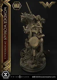 Prime 1 Studio Museum Masterline Wonder Woman (Film) Wonder Woman on HorseBack Gold Version - DC Comics - photo 8